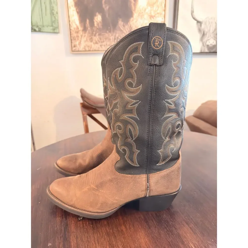 Tony Lama Genuine Leather Cowboy Boots Men's Size 11EE